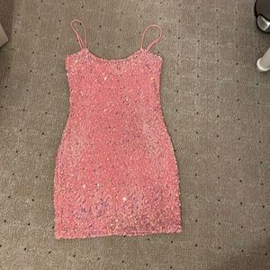 Lucy in the sky sequin dress